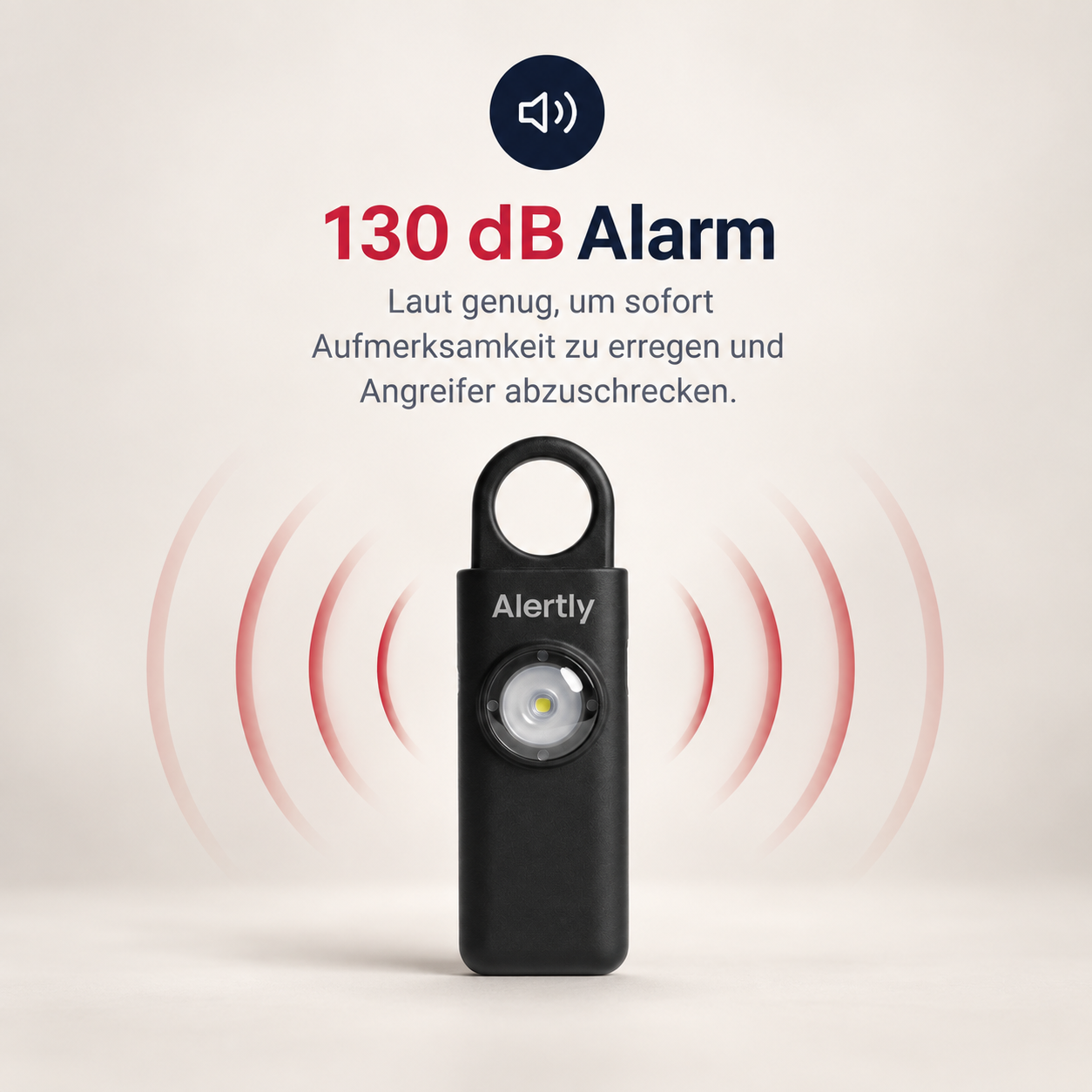 Alertly – 130 dB Alarm