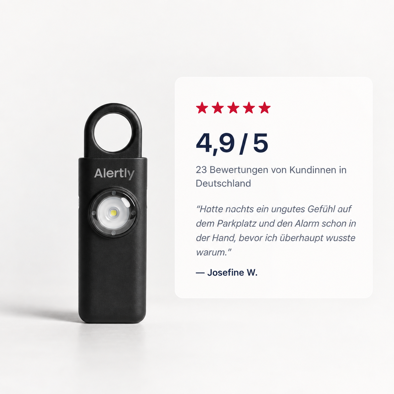 Alertly – 4,9 von 5 Sterne, 23 Bewertungen